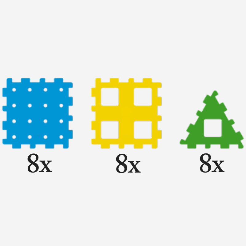 XL Polydron platen set 2