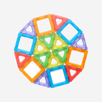 Doorzichtig Magnetisch Polydron