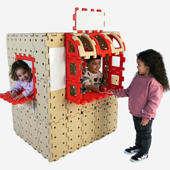 Build-a-shop, speelblokken Build-a-shop, speelblokken