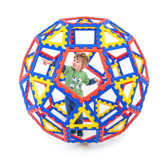 XL Polydron Geo Kuppel, eine sehr großen Geo kuppel bauen durch Teamarbeit XL Polydron Geo Kuppel, eine sehr großen Geo kuppel bauen durch Teamarbeit