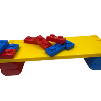 ESDA plank met blokken, Plank, Speelplank, Speel plank, Bouwen met blokken ESDA plank met blokken, Plank, Speelplank, Speel plank, Bouwen met blokken