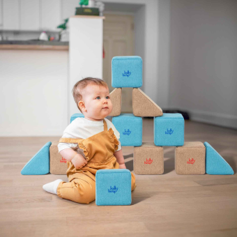 Jolly Heap magnetische blokken van zachte stof en foam