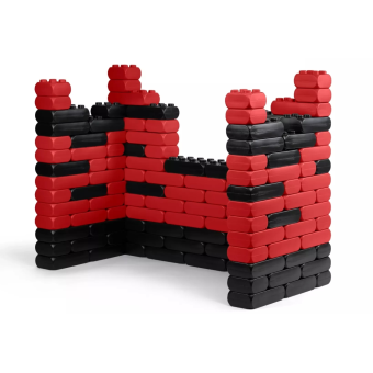 Ridder burcht, je eigen kasteel bouwen een grote toren van blauw. Ridder burcht, je eigen kasteel bouwen een grote toren van blauw.