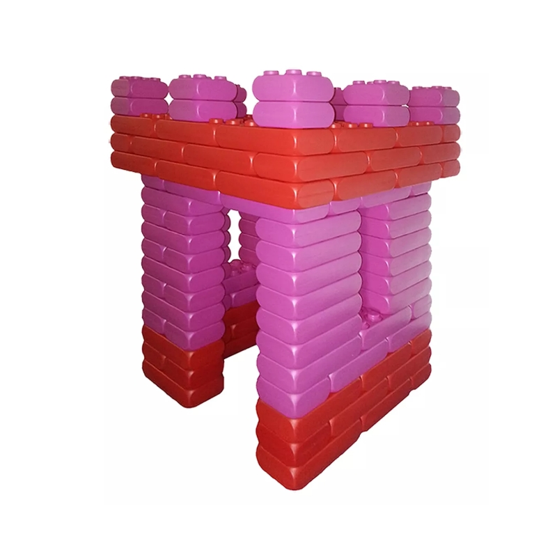 Roze prinsessen en prinsen burcht, grote toren om in te spelen Roze prinsessen en prinsen burcht, grote toren om in te spelen