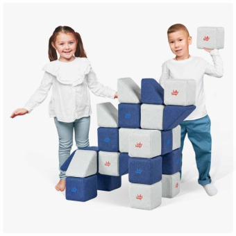 Jolly Heap magnetische blokken, zachte blokken, blokken van stof, zacht blok