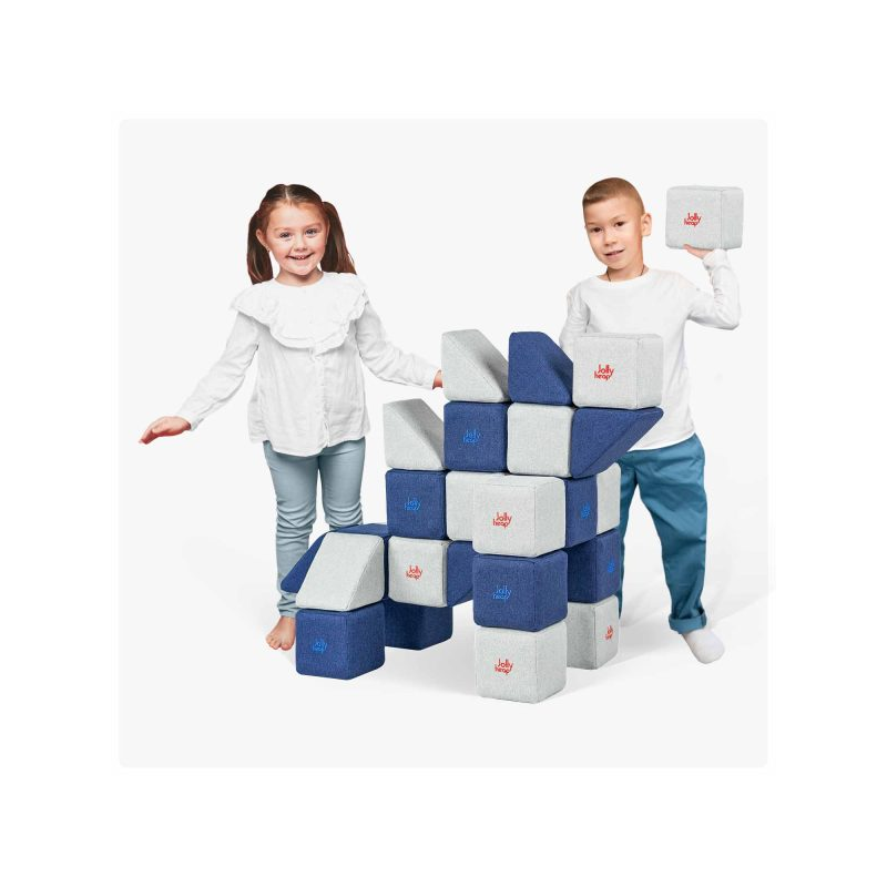 Jolly Heap Magnetblöcke aus weichem Stoff und Schaumstoff Jolly Heap Magnetblöcke aus weichem Stoff und Schaumstoff