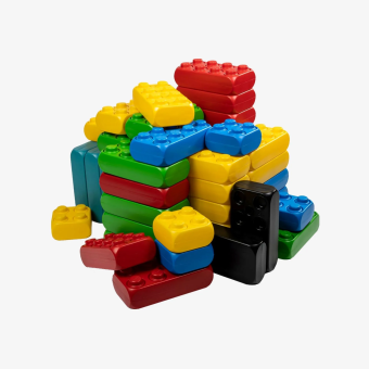 Halve doos ESDA blokken, ESDA, blok, spelen, constructie
