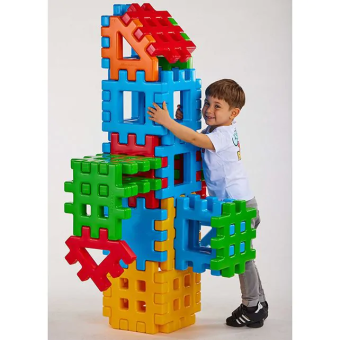 Marioinex wafel blokken, bouwen, constructie speelgoed.