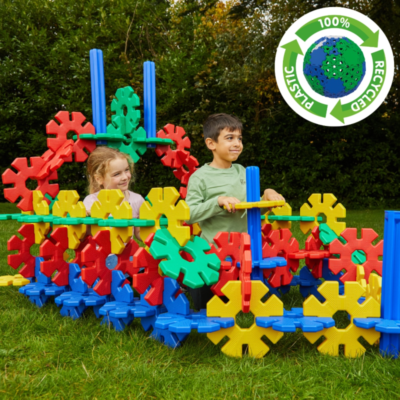 Giant Octoplay van Polydron speelgoed voor kinderen vanaf 2 jaar Giant Octoplay van Polydron speelgoed voor kinderen vanaf 2 jaar