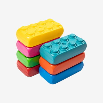 Blokken, blok, groot blok, lego blok, diverse kleuren. spelen