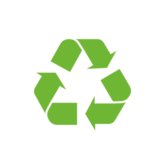 100% recyclebaar 100% recyclebaar