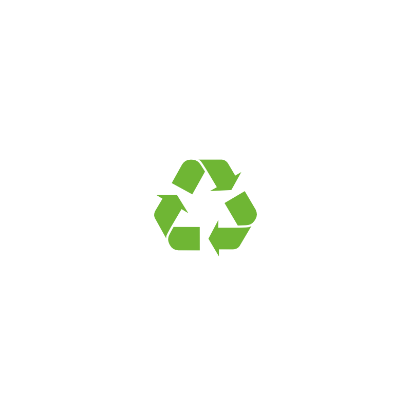 100% recyclebaar 100% recyclebaar