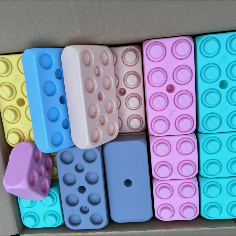 Grote XL blokken van Blubloxx, pastel kleuren