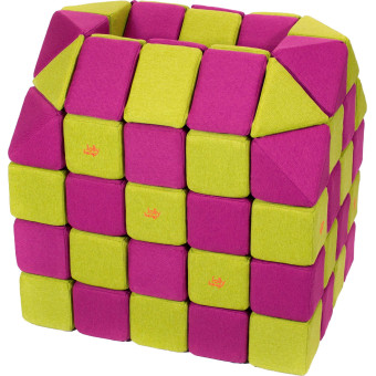 Magnetische blokken met vrolijke kleuren