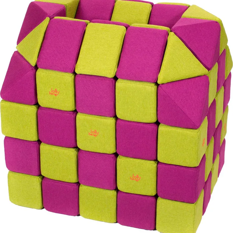 Magnetische blokken met vrolijke kleuren Magnetische blokken met vrolijke kleuren