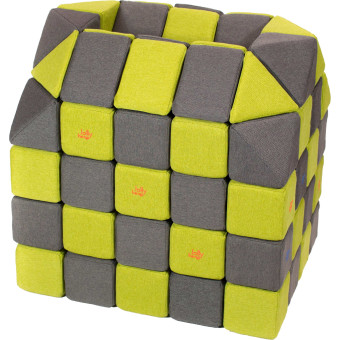 Magnetische blokken met vrolijke kleuren
