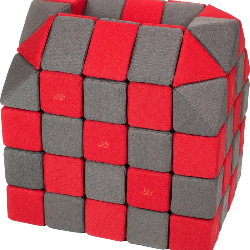 Magnetische blokken met vrolijke kleuren Magnetische blokken met vrolijke kleuren