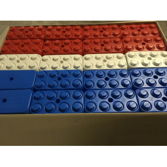 Blokken in de kleur van de Nederlandse VLAG Blokken in de kleur van de Nederlandse VLAG