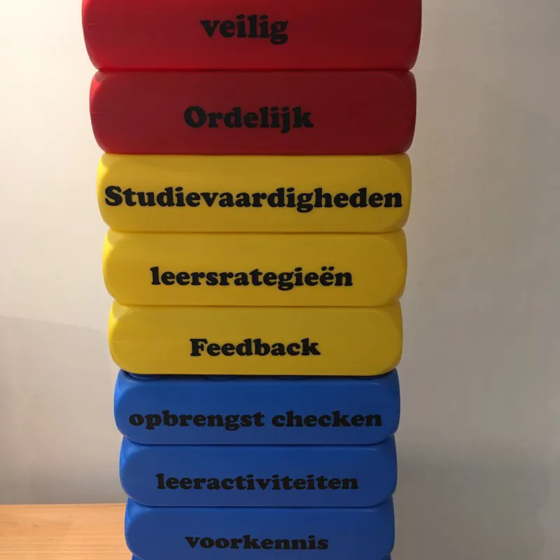 Blok bedrukt met naam Blok bedrukt met naam