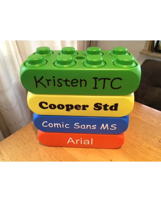 Blok bedrukt met naam Blok bedrukt met naam