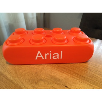 Blok bedrukt met naam Blok bedrukt met naam