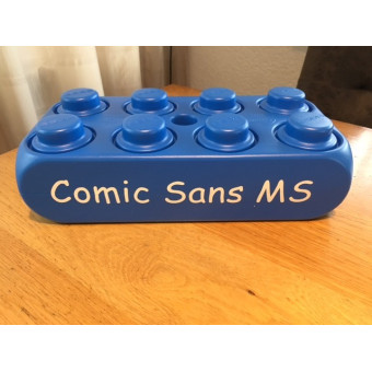 Blok bedrukt met naam Blok bedrukt met naam